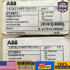 one new ABB Isolating switch OT25F3 1SCA104857R1001 Boxed Fast Ship US Free TAX