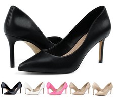 3 Inch Elegant Stiletto Pumps Classic Pointed Toe Slip On High Heels