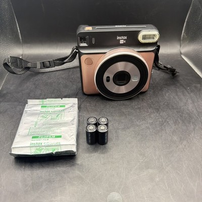 Fujifilm Instax Square SQ6 Instant Film Camera - Blush Gold With New Batt & Film