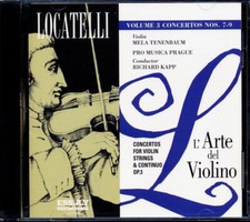CD Locatelli - L'arte Del Violino Volume 3 Concertos Nos. 7-9, Mela Tenenbaum, R