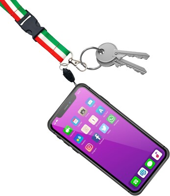 Catena A Tracolla Per Cellulare - Cordino Universale Argento - Per Telefono E Borse - Foto 7