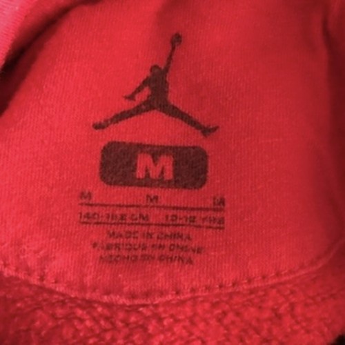 Air Jordan Jumpman Youth Boy or Girl Size Medium Red Long Sleeve Pullover Hoodie - Picture 3 of 7