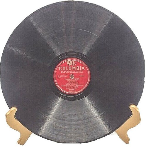 78 RPM Hebrew Cantor Maurice Ganchoff Ato Nigleiso Columbia Revelation On Sinai - Picture 4 of 4