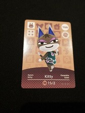KITTY ANIMAL CROSSING AMIIBO SERIES 2 CARD #166 TRACKED AU POST geniuine