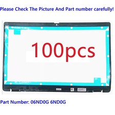 100pcs BLACK New For Dell Latitude 7410 E7410 LCD Front Bezel Frame Cover 06ND0G