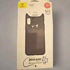 New Baseus Devil Baby Case For iPhone X Soft Full Protective Silicon Cover