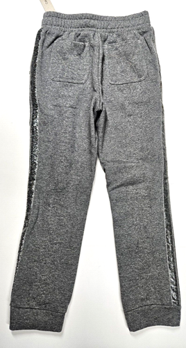 Calvin Klein Jeans Girls sparkly sweatpants sz small 7 New! Gray - Picture 3 of 6