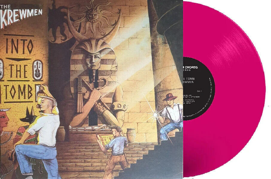 Krewmen - Into The Tomb LP Vinyl Psychobilly Rockabilly Rare Pink Color Limited