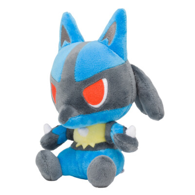 Pokemon Center Original Pokemon Dolls Plush Doll Lucario W Official Paper Ebay