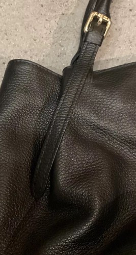 Black, Genuine Leather Handbag, Borse In Pelle, Made In Italy - Picture 7 of 14