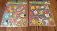 Happy Easter Puffy 3D Stickers for Kids 30pcs