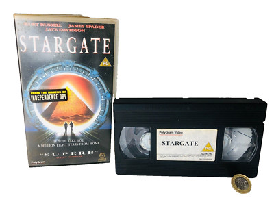 VHS Video Tape Movie Star Gate Stargate NO MOULD Vintage ra