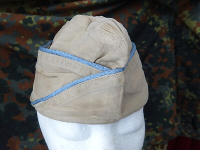 Original Schiffchen US Infanterie Airborne WWII 1942 CAP GARRISON KHAKI