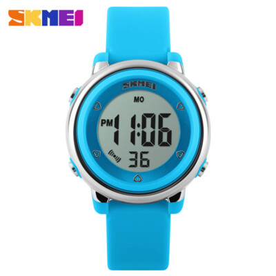5atm Wasserdicht Kinder Mädchen Jungen Digital Stoppuhr Armbanduhr Blau Geschenk