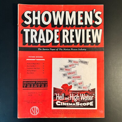 SHOWMEN'S TRADE REVIEW MAGAZINE Mar 6, 1954 - Creature BlackLagoon, Teen Vandals
