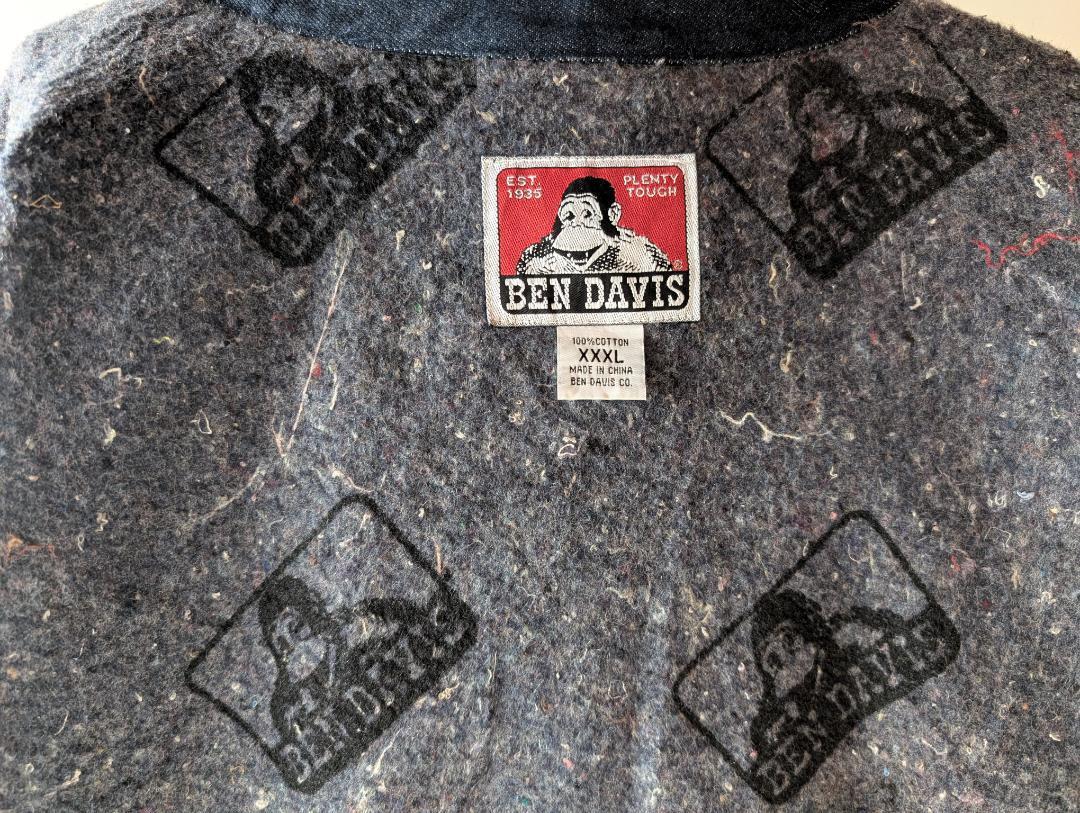 BEN DAVIS ベンデイビス デニム　ジャケット 希少サイズXXXL BEN DAVIS Denim Jacket Size XXXL Blue | eBay