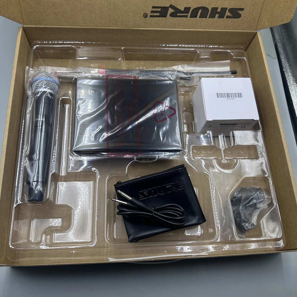 QLXD4 / BETA58A Micrófonos de Sistema Vocal Inalámbrico Portátil Express con BETA58 EE. UU. Foto 4 de 4