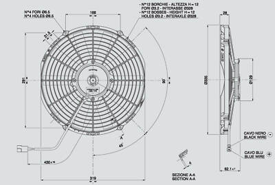 Geofrey 12 Medium Profile Puller Fan 30101504 VA10-AP50/C Geofrey 12 Medium Profile Puller Fan 30101504 VA10-AP50/C