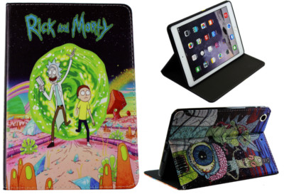 Für iPad Mini 1 2 3 4 5 Rick and Morty Cartoon Kinder Neu Hülle Cover