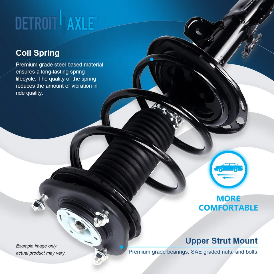 8 piezas puntales delanteros + amortiguador trasero + barras estabilizadoras para Toyota Rav4 2006-2012 2,4 L 2,5 L Foto 3 de 4