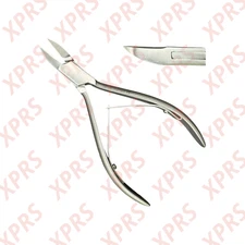 Set of 5 Nail Nipper, 6", Straight Jaws, Double Spring, Plain Handle, Premium