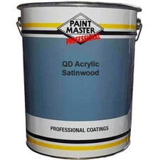 Paintmaster - Acrylic Satinwood Paint - White and Magnolia - Multiple Sizes
