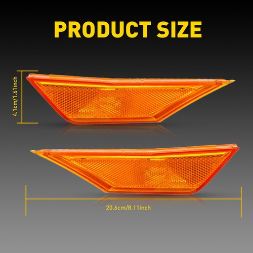 For 2016-2021 Honda Civic Pair Driver and Passenger Side Marker Light Reflector - Foto 2 di 11