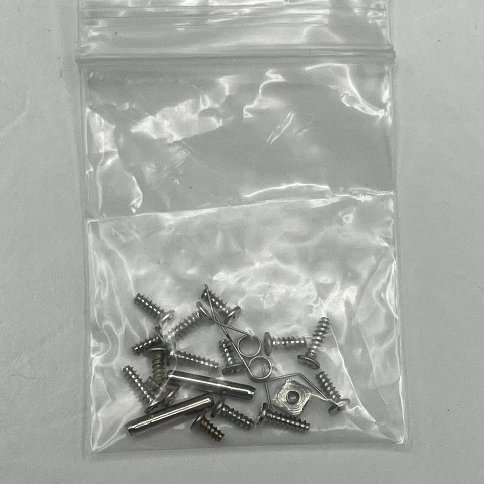 Gameboy Advance SP Replacement Screws / Hardware GBA SP L / R Springs 20 Pcs - Image 2 of 2