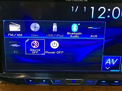 USED Carrozzeria FH-9200DVD Pioneer Car Audio 2DIN CD/DVD/USB/Bluetooth  JAPAN