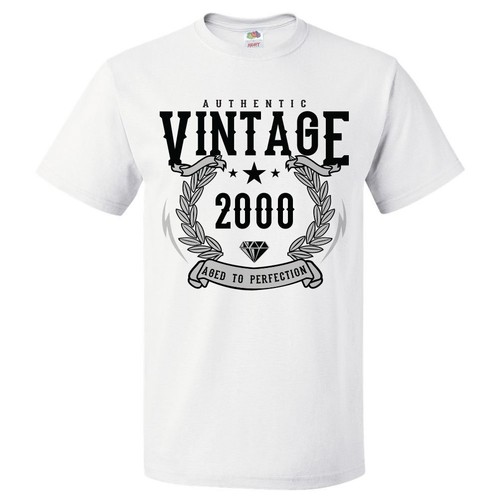 25th Birthday Gift For 25 Year Old 2000 Aged To Perfection T Shirt - 第 1/1 張圖片