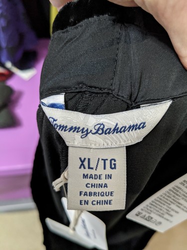 Tommy Bahama Women's Black Velvet Sands Lounge Stretch Pants Size XL $185 - Picture 3 of 8