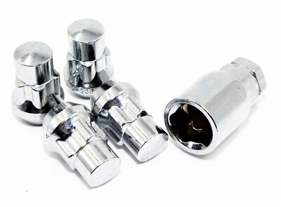4 14x1.5 Chrome Wheel Locks for Dodge Charger Challenger Chrysler 300 Camaro