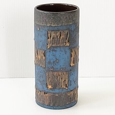 VASE ROULEAU 1960 VINTAGE CERAMIQUE ALLEMANDE CARSTENS 60S 1960S ANNEES 60