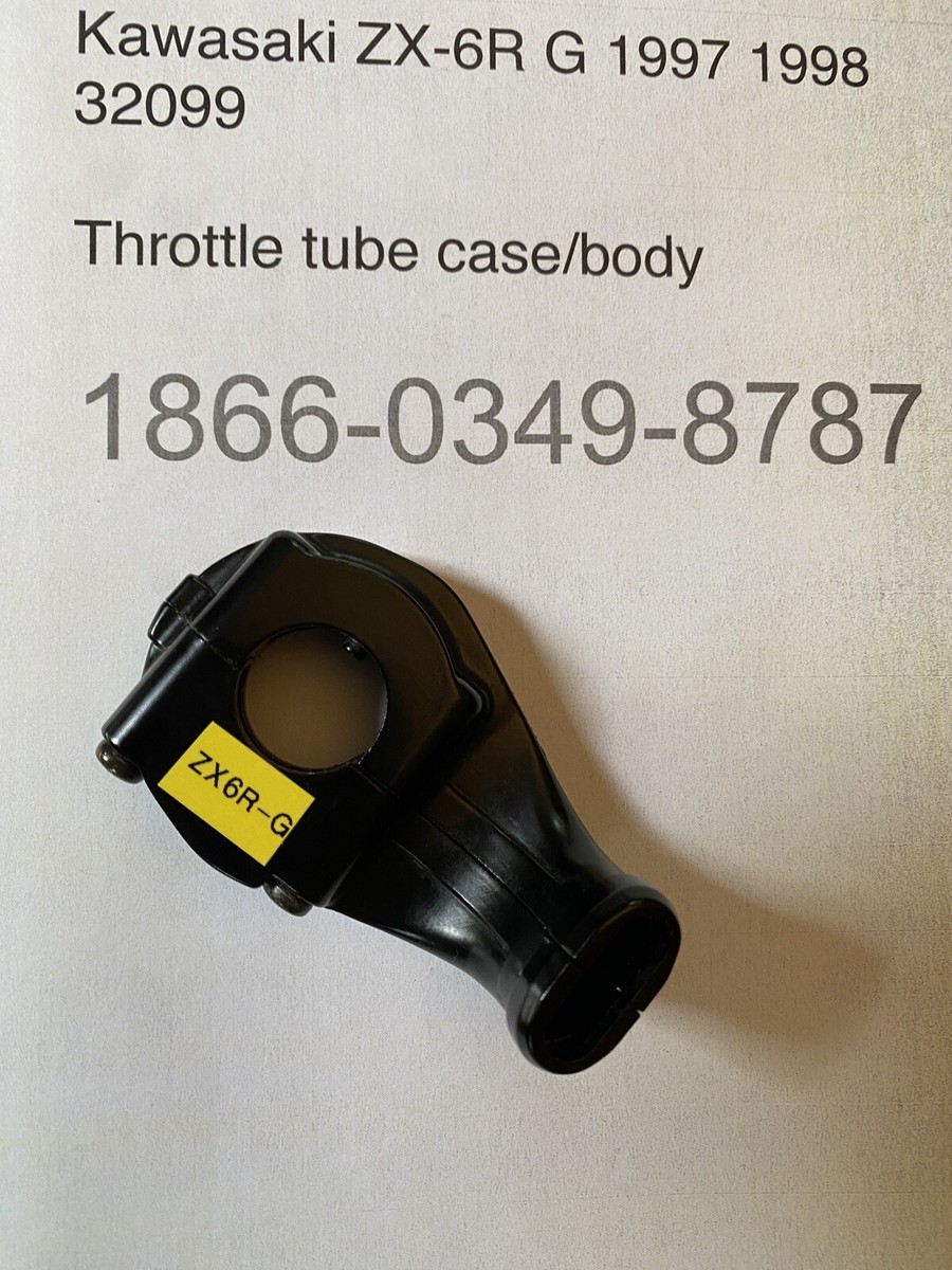 クラネ　ＬＯＮＧＳＨＡＧＧＹＬＡＤＹＭＡＸＩＣＯＡＴ Kawasaki ZX-6R G 1997 1998 32099 Throttle housing Body Case 32099