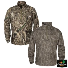 NEW BANDED GEAR TEC FLEECE QUARTER 1/4 ZIP CAMO PULLOVER B1010021