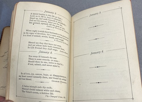 Antique Birthday Death Records Quote Book Ledger Log Mary Dunbar - Picture 10 of 19