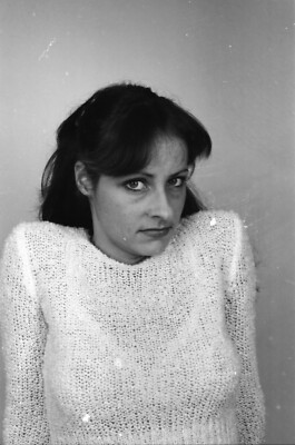 Vintage 1980's Photo Negative Fashion Model Beautiful Woman | eBay