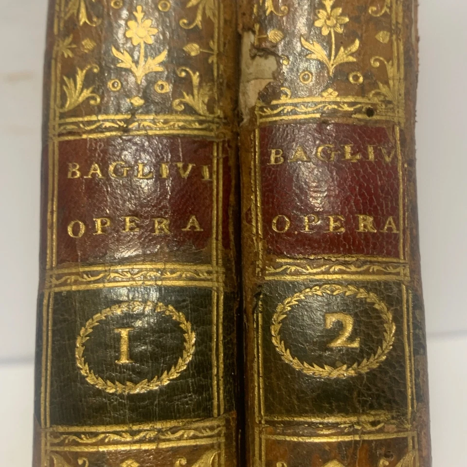 MEDECINE ANCIENNE 1788 - Georgii BAGLIVI - ANATOMIE - RELIURE - 2 VOL - LUMIÈRES - Photo 4/4