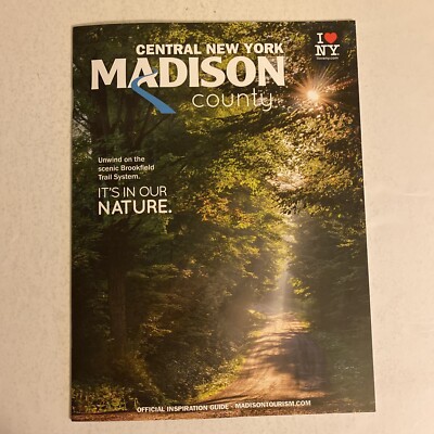 MADSION COUNTY CENTRAL NEW YORK OFFICIAL INSPIRATION GUIDE 28 PAGES FREESHIP