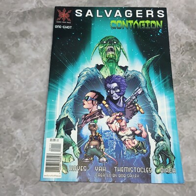 Salvagers Contagion - Source Point Press Comic book Bagged & Boarded One Shot