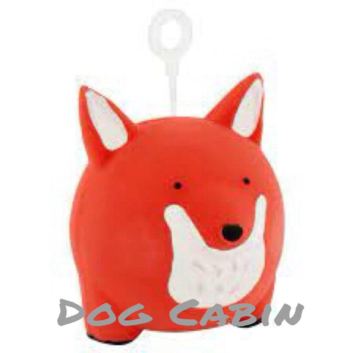 Red squeaky dog toy deals
