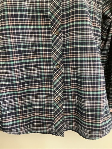 Camisa de franela a cuadros para mujer Cabela talla XL con botones logotipo bordado - Imagen 13 de 20