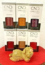 CND Shellac UV Gel Polish .25 oz - FALL WILD ROMANTICS COLLECTION 2021 NEW! 6pcs