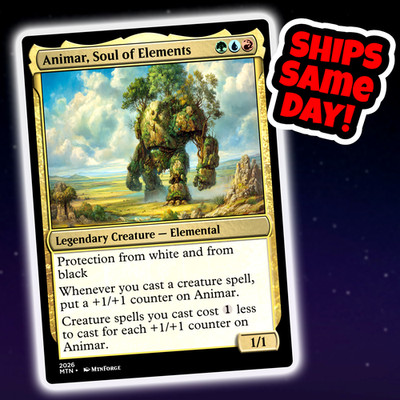 Animar Soul Of Elements - Custom Art Magic: The Gathering Playtest Card