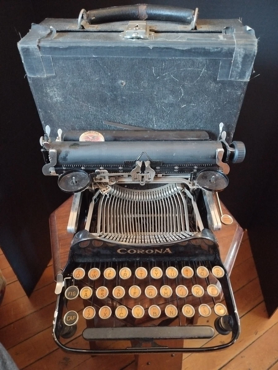 実働品　CORONA STANDARD コロナタイプライター　AZERT配列 実働品 CORONA STANDARD コロナタイプライター AZERT配列