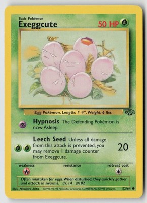 Exeggcute 52/64 - Jungle Unlimited - PTCG - LP