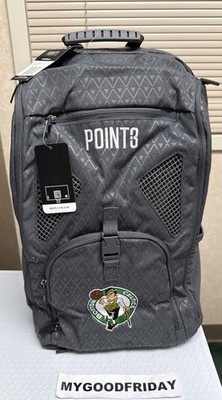 Point 3 Gear x NBA Boston Celtics Backpack Basketball Black w/ Celtics Logo New