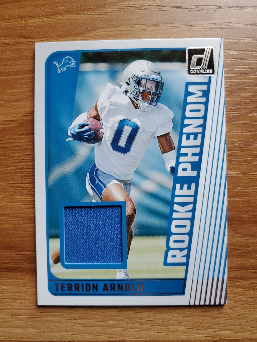 Terrion Arnold Panini Donruss Rookie Phenom Jerseys #RPJTAR Base