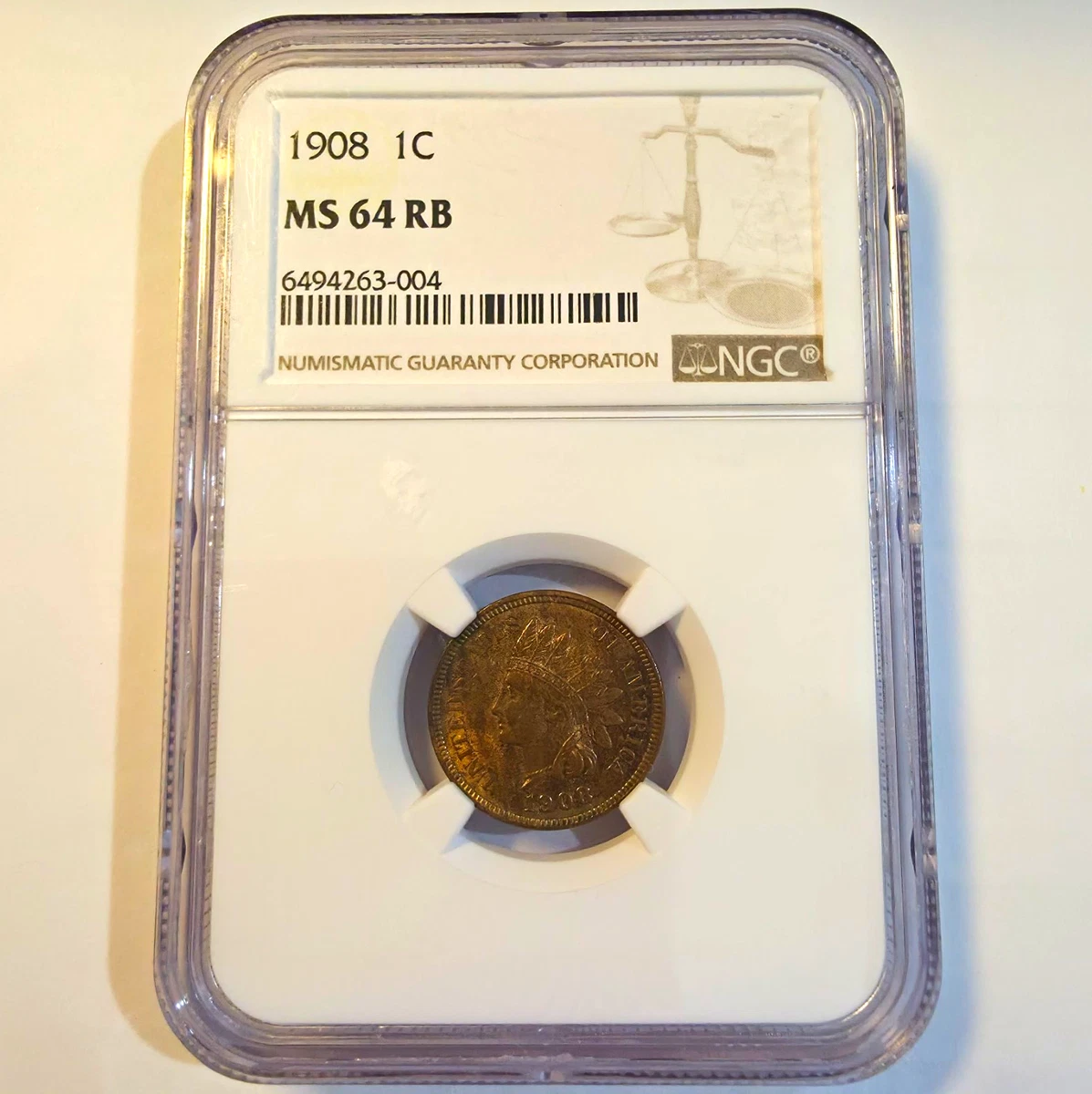 NGC Grade MS 64 Indian Head Small Cents (1859-1909) for sale | eBay