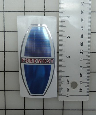 Foremost (Murray) muscle bike badge decal